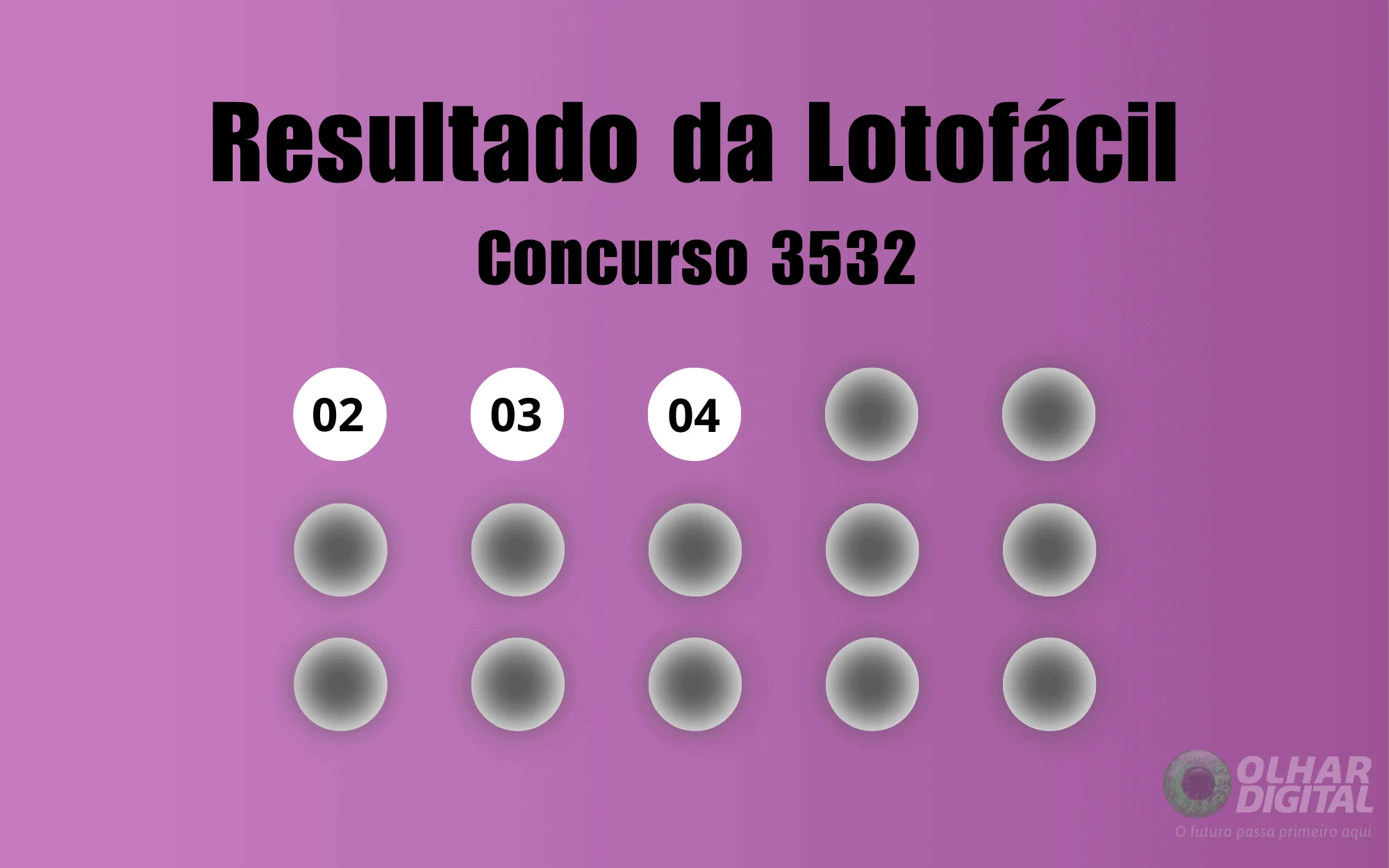 Resultado da Lotofácil de hoje: números do concurso 3532, ganhadores, prêmios e data do próximo sorteio Resultado da Lotofácil de hoje: veja números e ganhadores do concurso 3532 (quinta, 06/11)