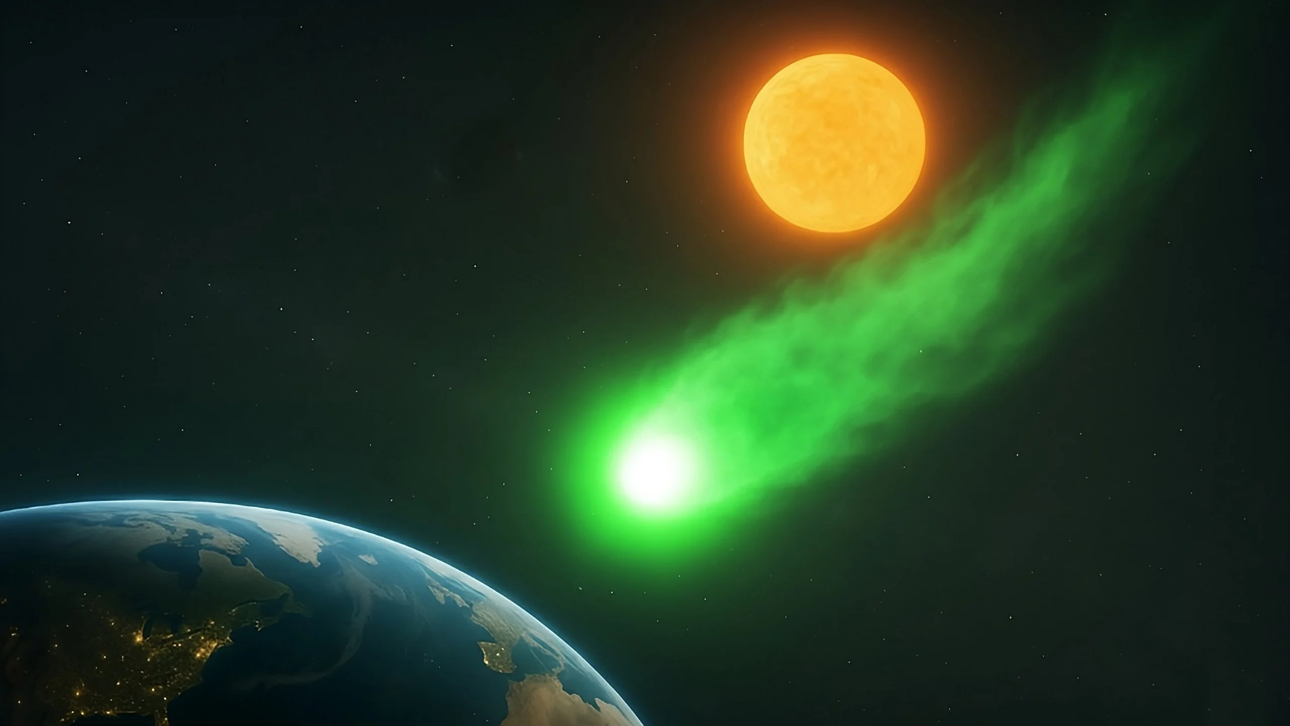 Se o cometa 3I/ATLAS caísse na Terra: estudo detalha velocidades de impacto, rotas prováveis e épocas com maior risco Se o cometa 3I/ATLAS caísse na Terra, como seria? Estudo responde