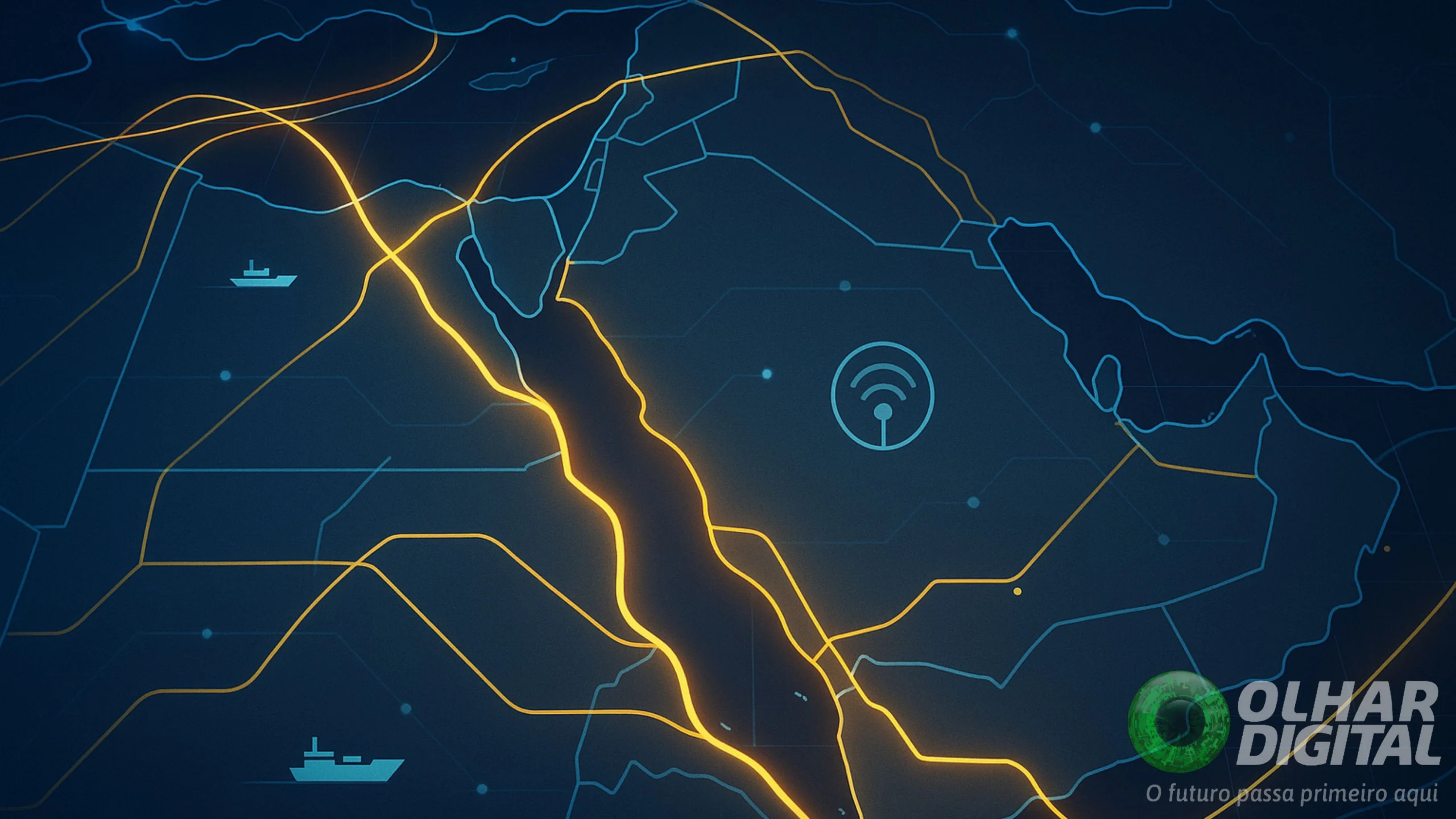 Como conflitos no Mar Vermelho atrasam cabos submarinos da Meta e do Google