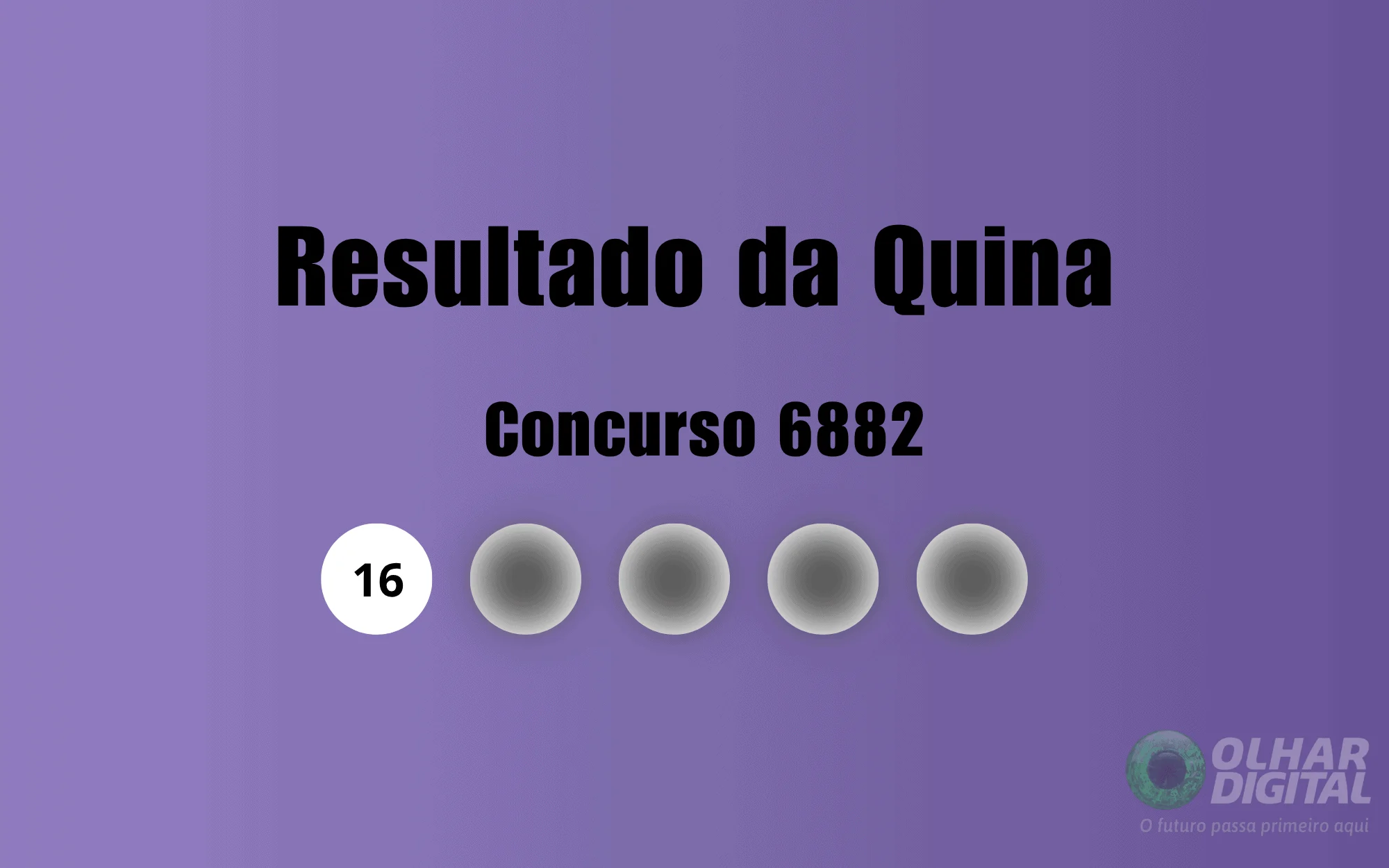 Resultado da Quina de hoje: números do concurso 6882, ganhadores, prêmio acumulado e data do próximo sorteio (19/11) Resultado da Quina de hoje: veja números e ganhadores do concurso 6882 (quarta, 19/11)