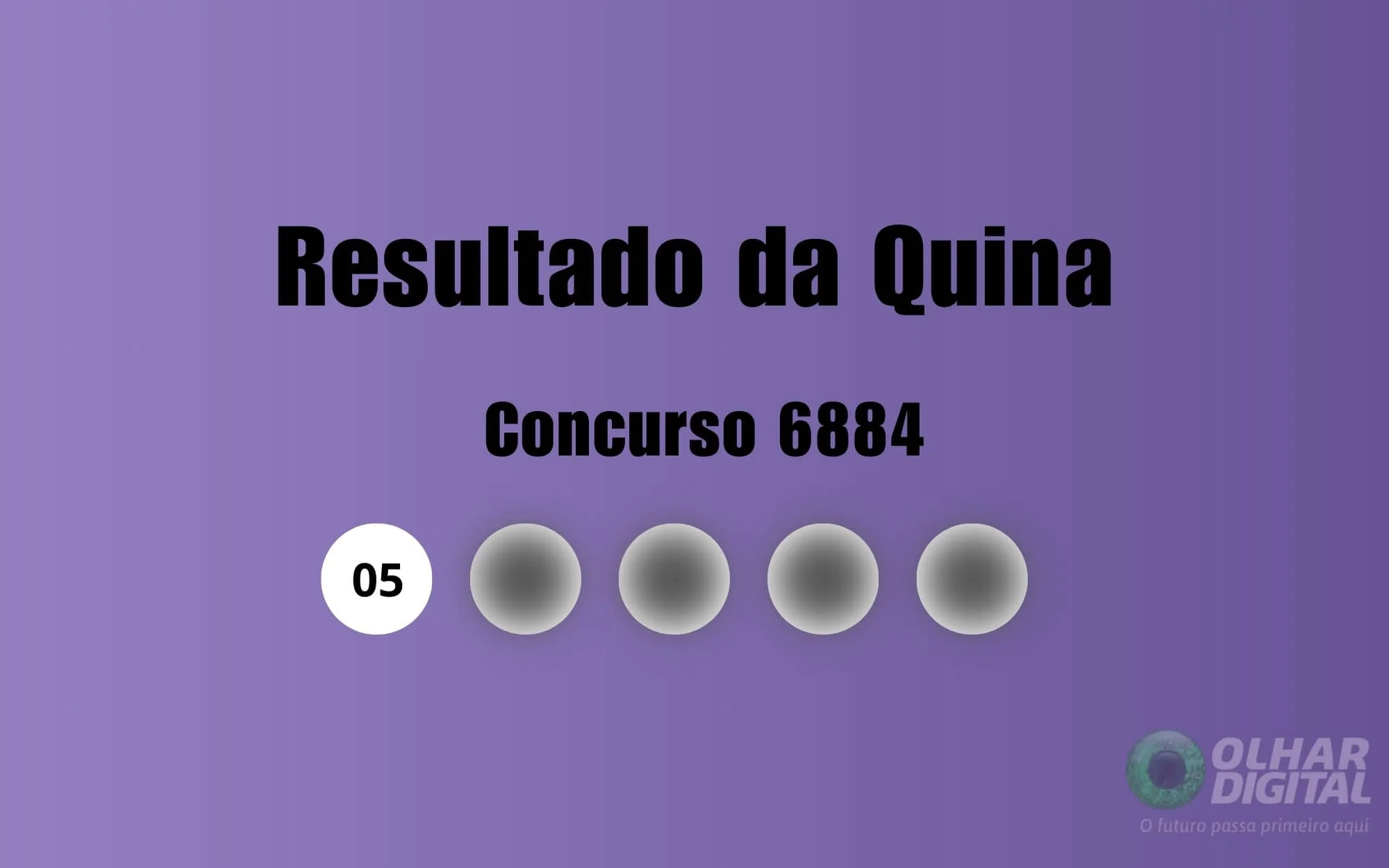 Resultado da Quina de hoje: números do concurso 6884, ganhadores, prêmio acumulado e quando é o próximo sorteio (22/11/2025) Resultado da Quina de hoje: veja números e ganhadores do concurso 6884 (sábado, 22/11)