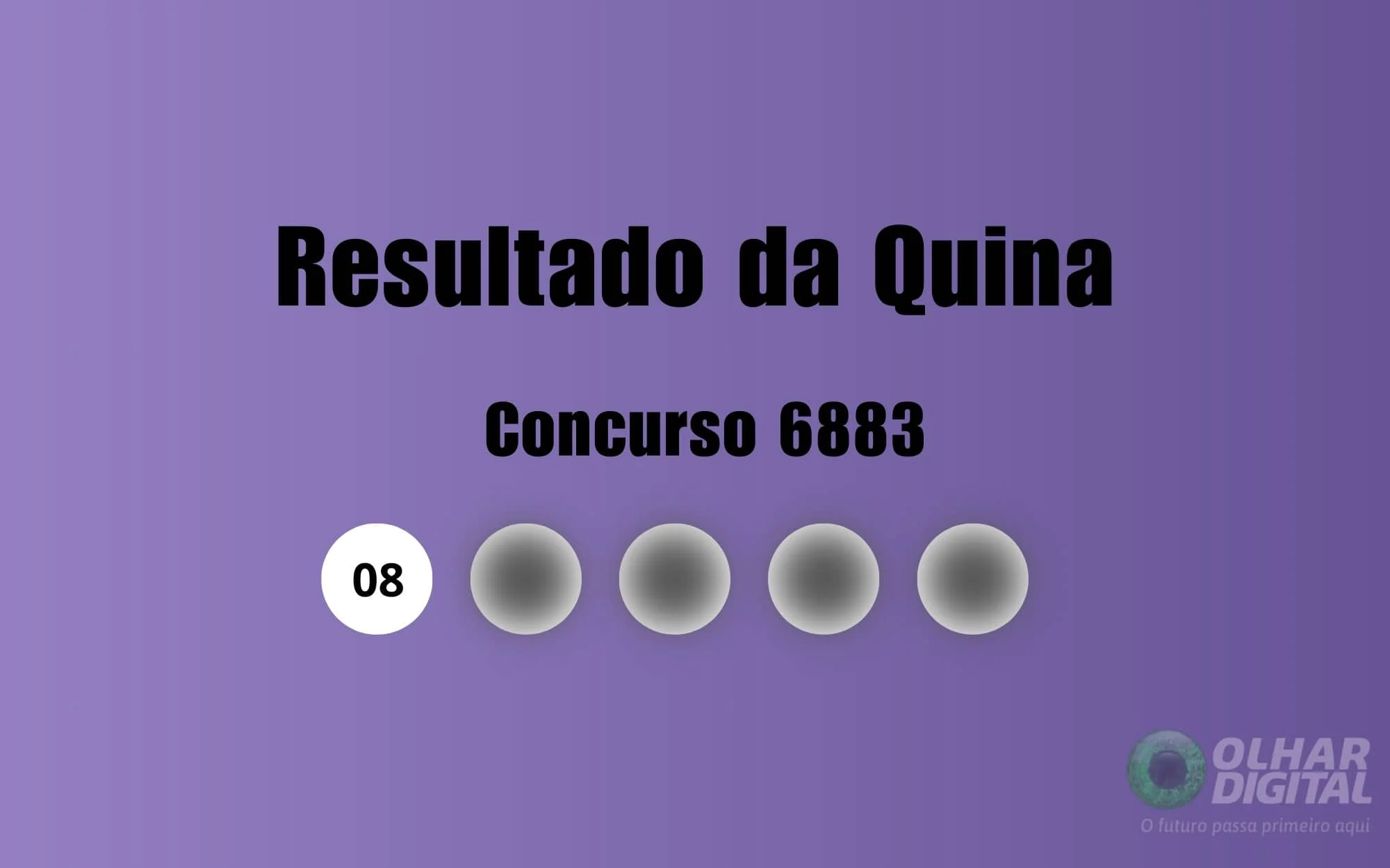 Resultado da Quina de hoje: números do concurso 6883, possíveis ganhadores, prêmio estimado e quando é o próximo sorteio 6884 Resultado da Quina de hoje: veja números e ganhadores do concurso 6883 (sexta, 21/11)
