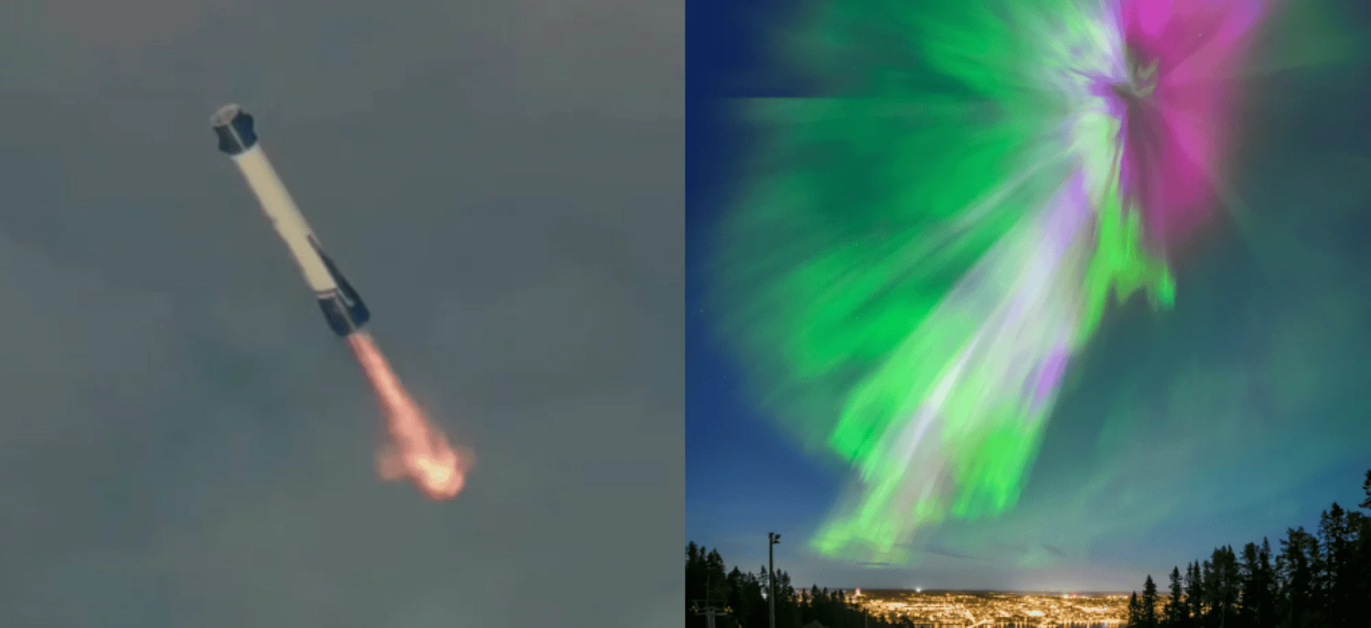 Imagens Astronômicas da Semana: pouso do New Glenn da Blue Origin em balsa no Atlântico e auroras polares raras na Suécia Façanha da tecnologia e espetáculo da natureza nas Imagens Astronômicas da Semana