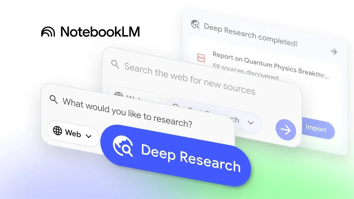 NotebookLM do Google ganha Deep Research no Brasil, integrações com Drive, PDFs, DOCX e Sheets, veja como usar NotebookLM: IA do Google para estudos acaba de ficar mais inteligente • Tecnoblog