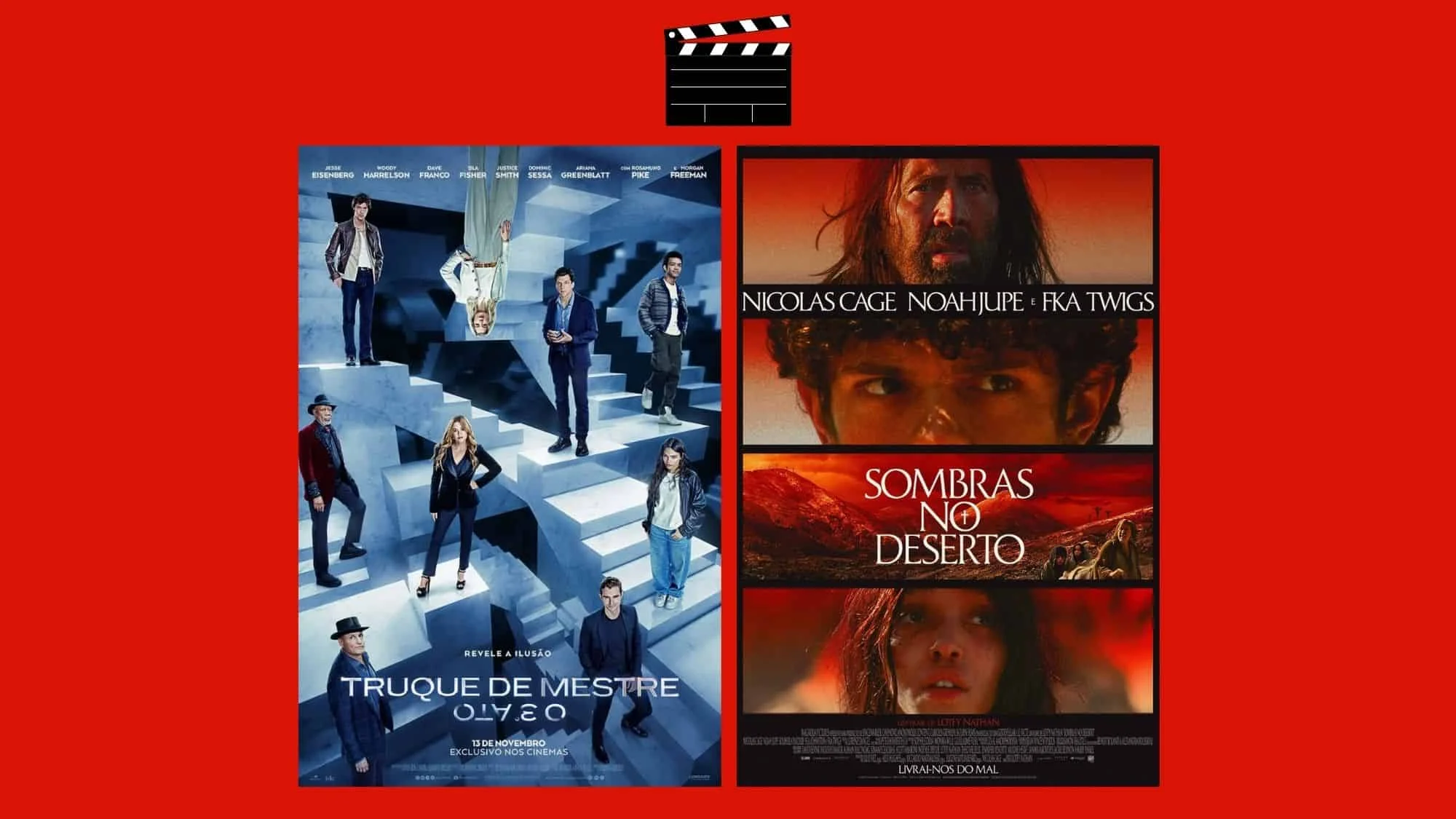 Lançamentos de filmes da semana (13 de novembro): Truque de Mestre 3, Sombras no Deserto, Eddington e mais estreias nos cinemas do Brasil Cinema: lançamentos de filmes da semana (13 de novembro)