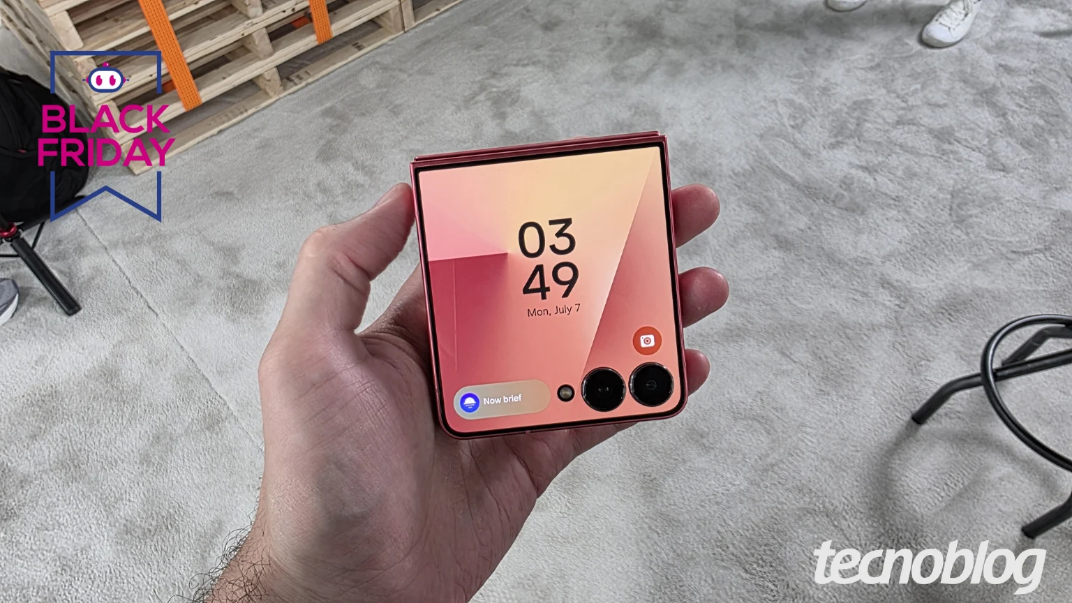 Galaxy Z Flip 7 (512 GB) com 35% OFF no Mercado Livre: preço cai para R$ 5.979 em 18x sem juros no 11.11 da Black November 11.11: Galaxy Z Flip 7 (512 GB) em até 18x com 35% OFF na Black November • Tecnoblog