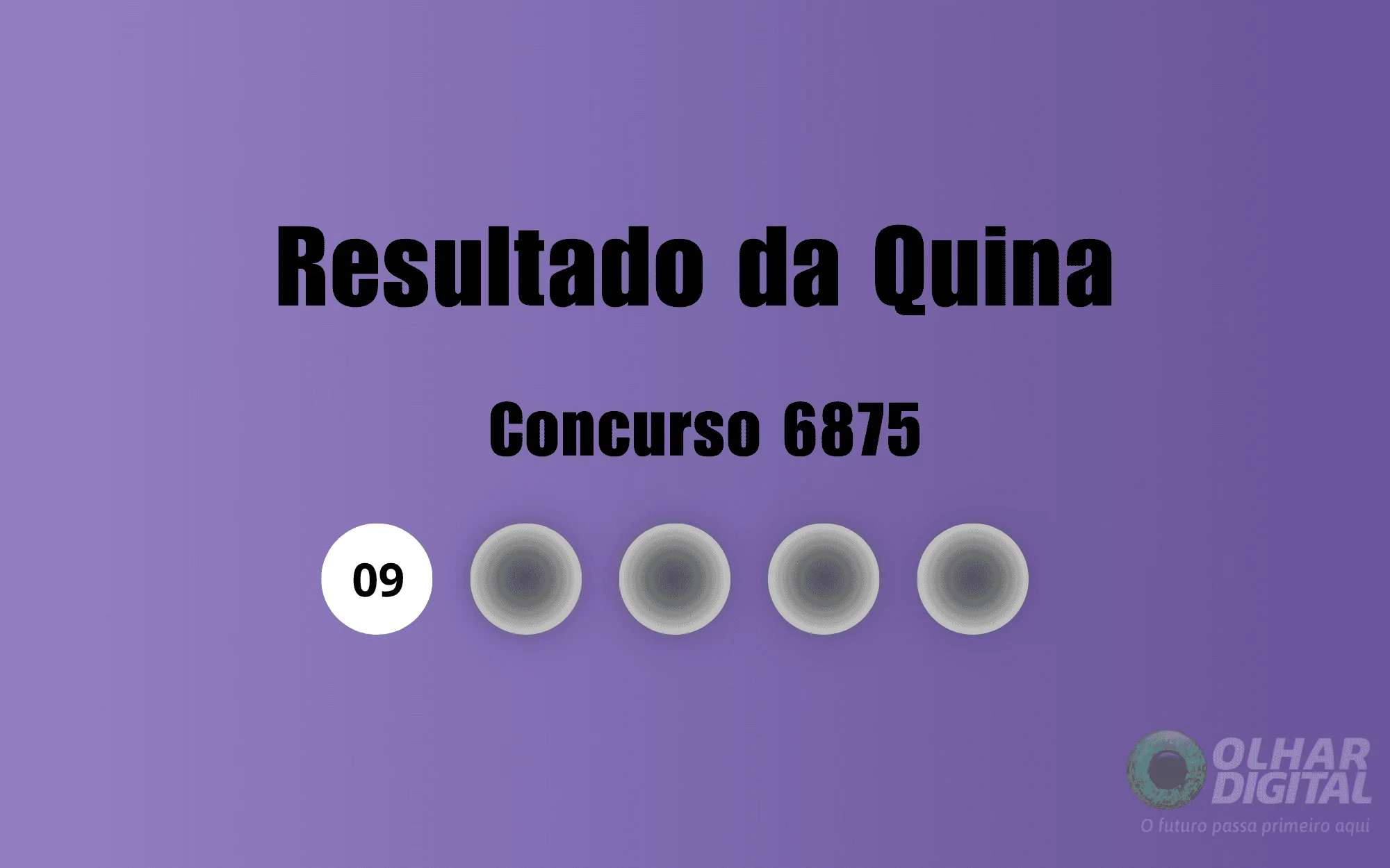 Resultado da Quina de hoje: veja números e ganhadores do concurso 6875 (segunda, 10/11)