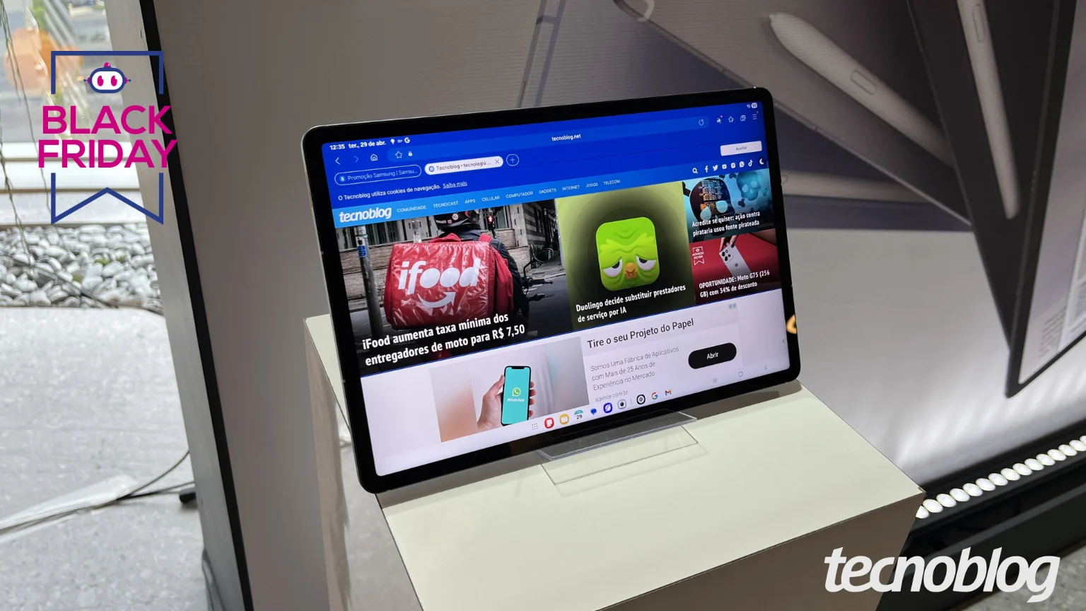 Black November: Galaxy Tab S10 FE tem 46% OFF em até 12x sem juros • Tecnoblog