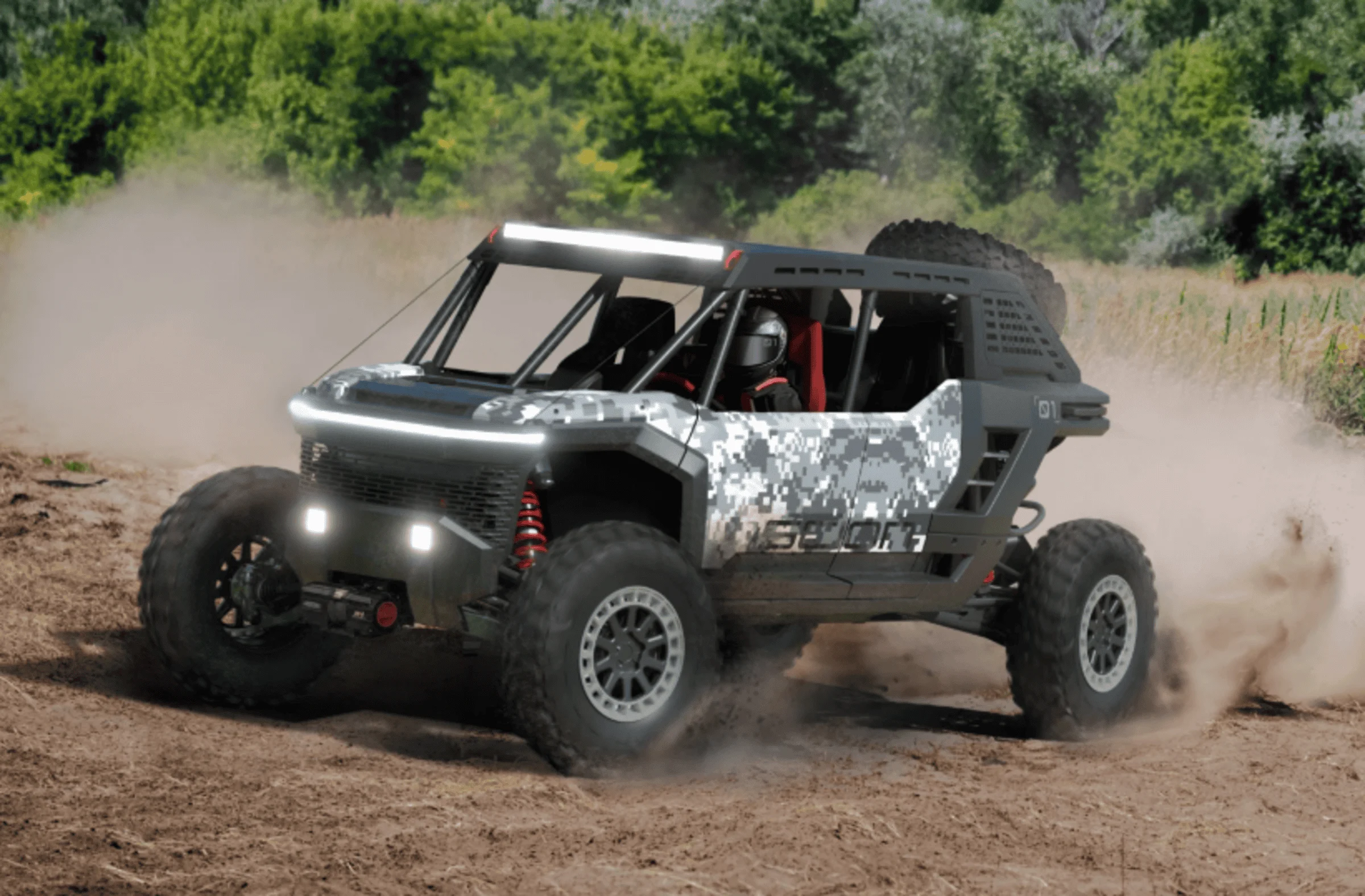 Toyota Scion 01 no SEMA Show 2025: conceito híbrido off-road com 300 cv, Silent Mode e santantônio FIA/SCORE mira o powersports Toyota revela Scion 01, conceito híbrido que pode redefinir o off-road