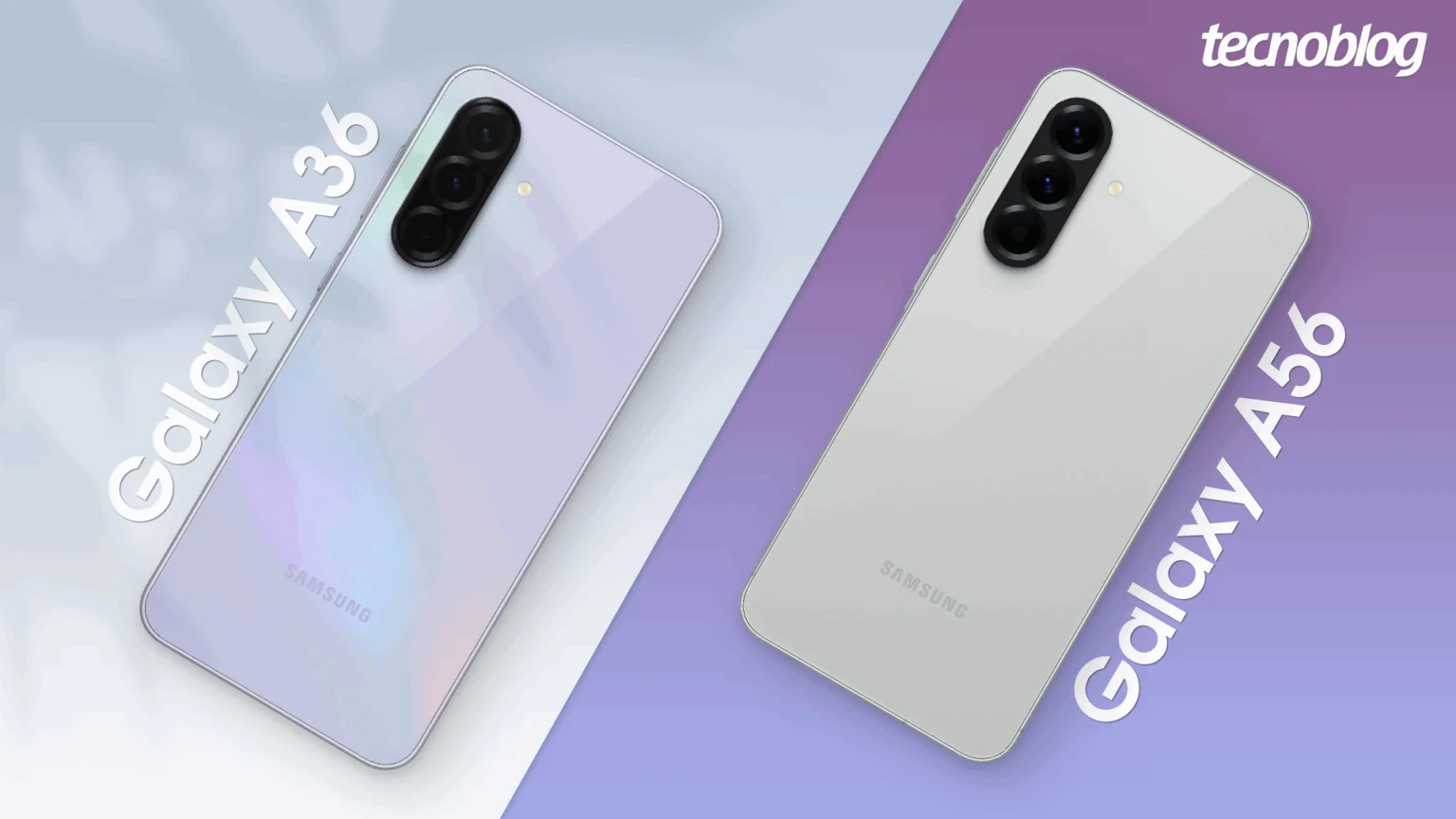 Galaxy A36 vs Galaxy A56: qual celular Samsung vale mais a pena? • Tecnoblog