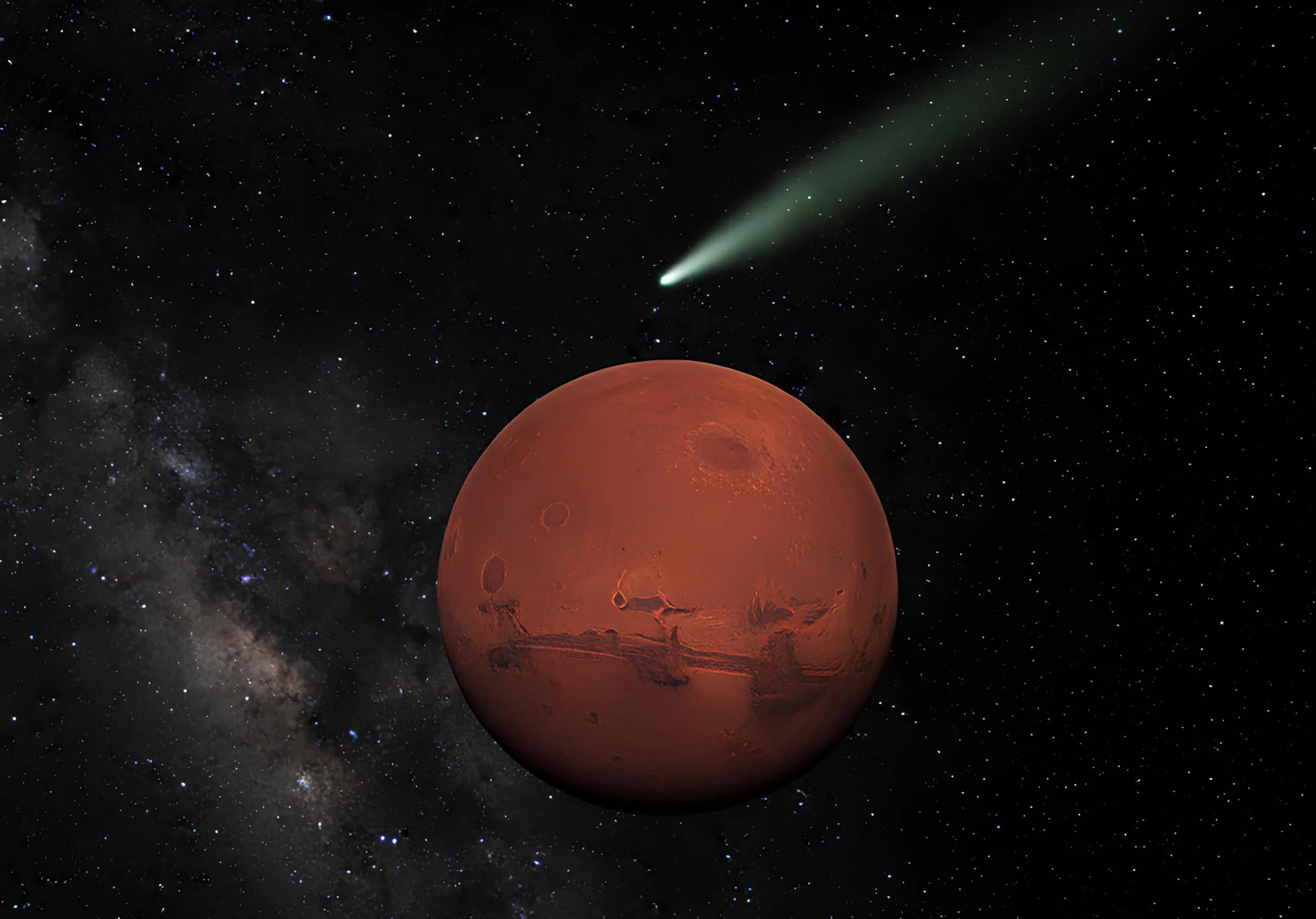 China divulga imagens inéditas do cometa 3I/ATLAS capturadas pela Tianwen-1 a 30 milhões de km de Marte China divulga imagens inéditas do cometa 3I/ATLAS perto de Marte